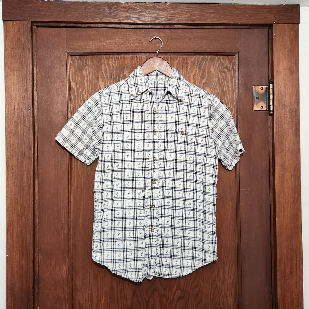 Unbranded Plaid and Grape Button Down